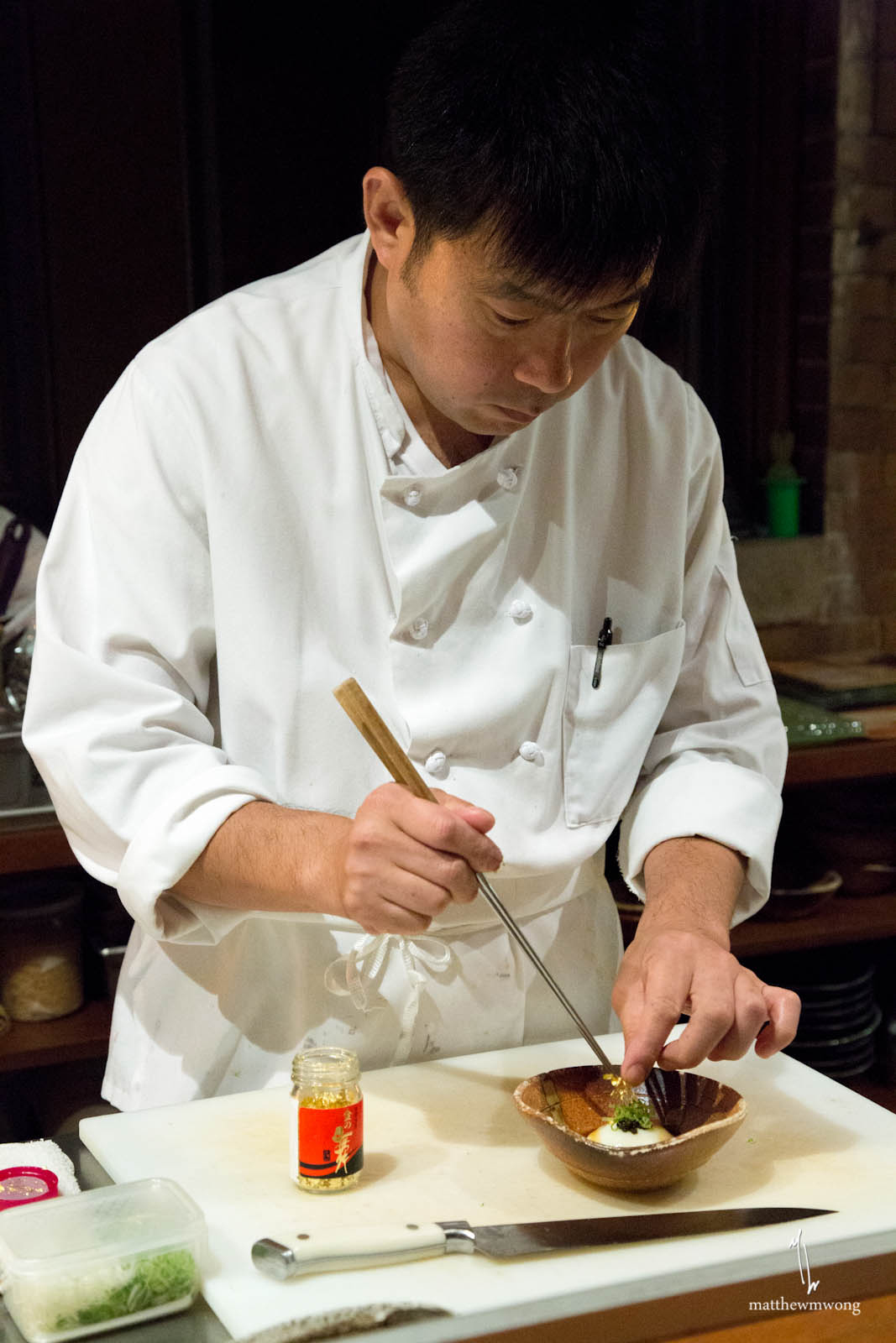 Plating the Onsen Egg