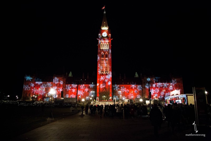 Christmas Lights at Parliament Hill