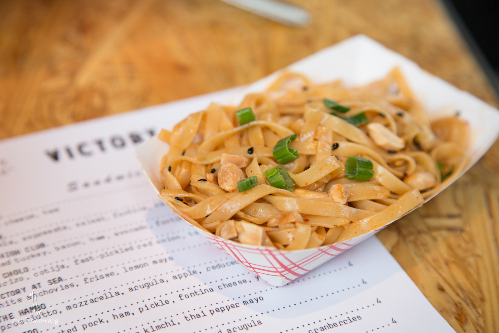 Spicy Sesame Ramen - Peanuts, scallions, ramen, sesame oil, black sesame