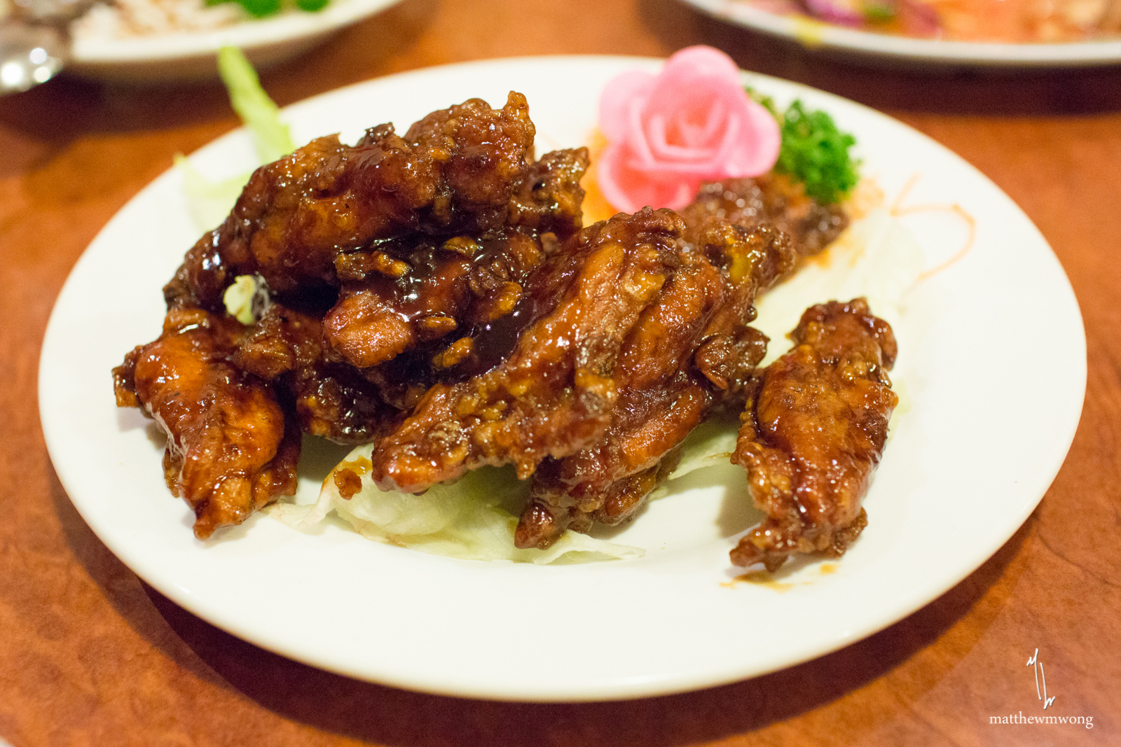 Guiness Stout Ribs, Deep fried chicken ribs tossed in Guiness sauce