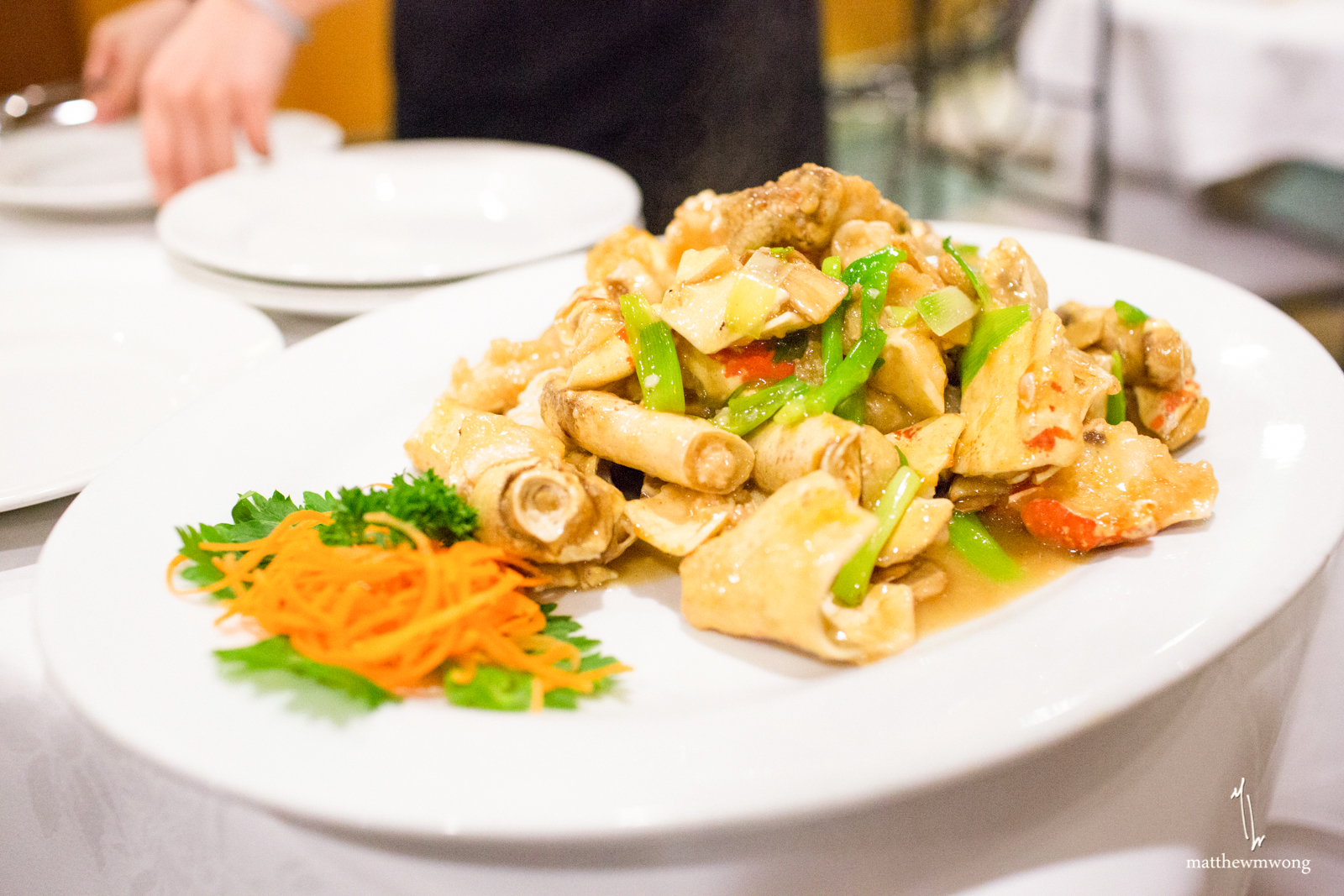 Tasmanian Giant Crab with Ginger and Scallion