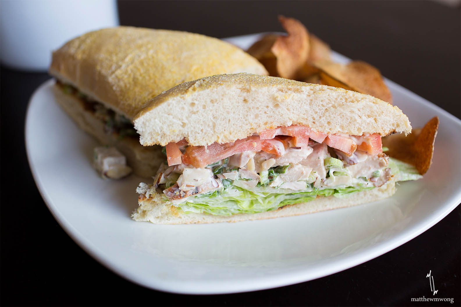 Chopped Chicken Salad Sandwich