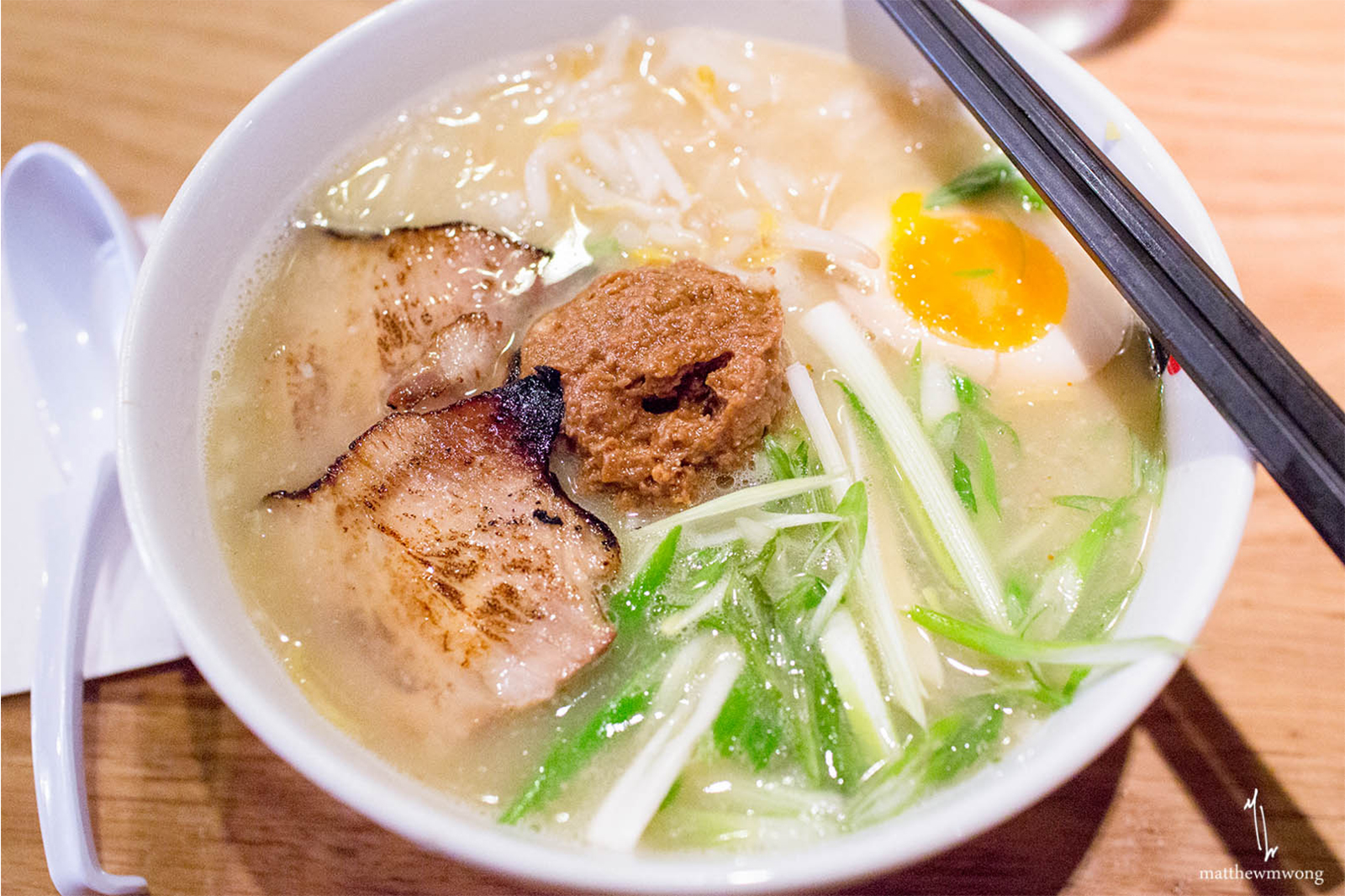 Delicious ramen. Chicken based broth.