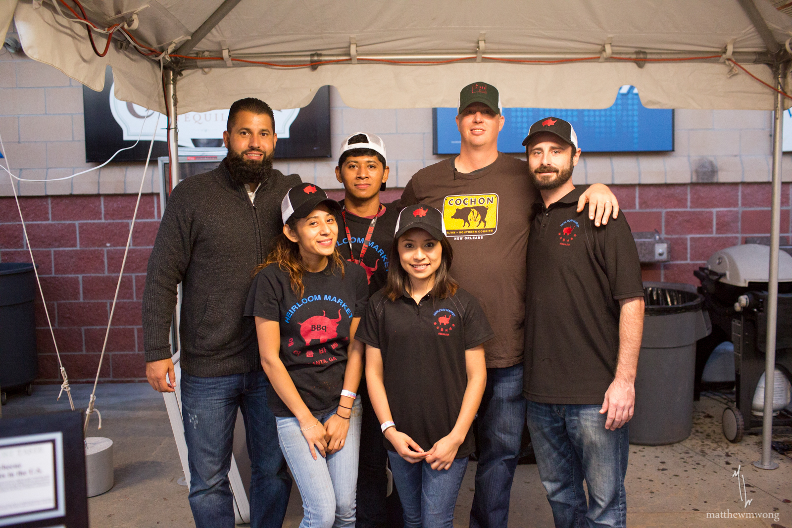 Chef Cody Taylor's team at Heirloom Market BBQ