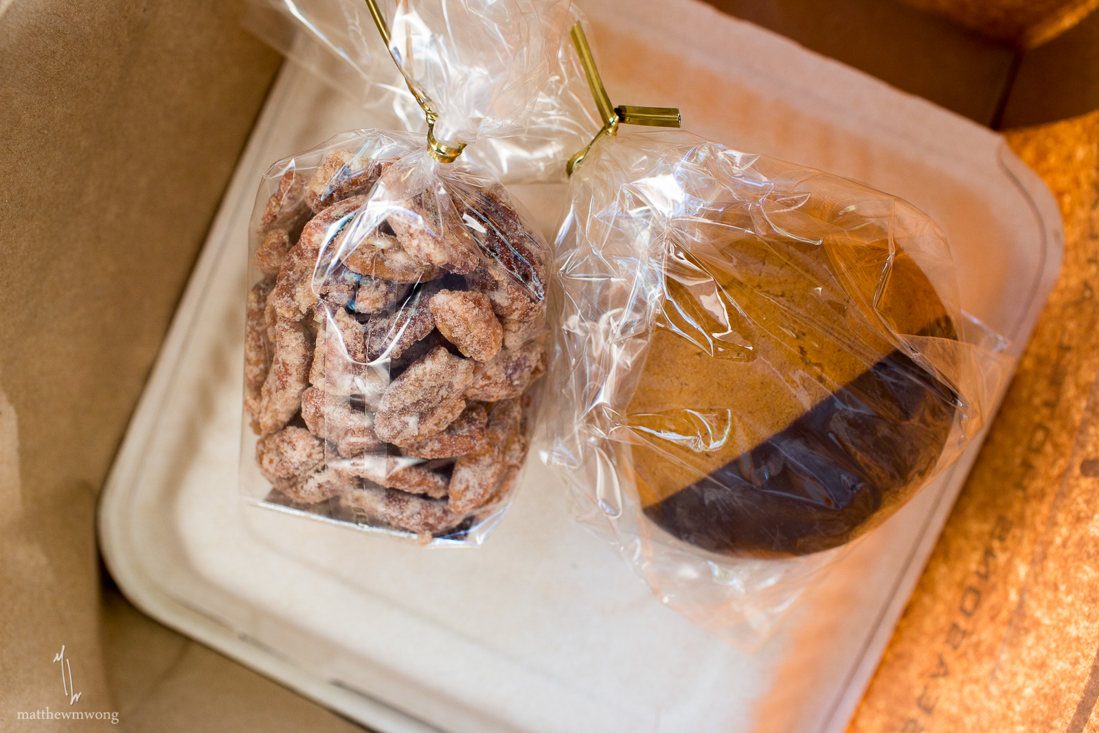 Candied pecans