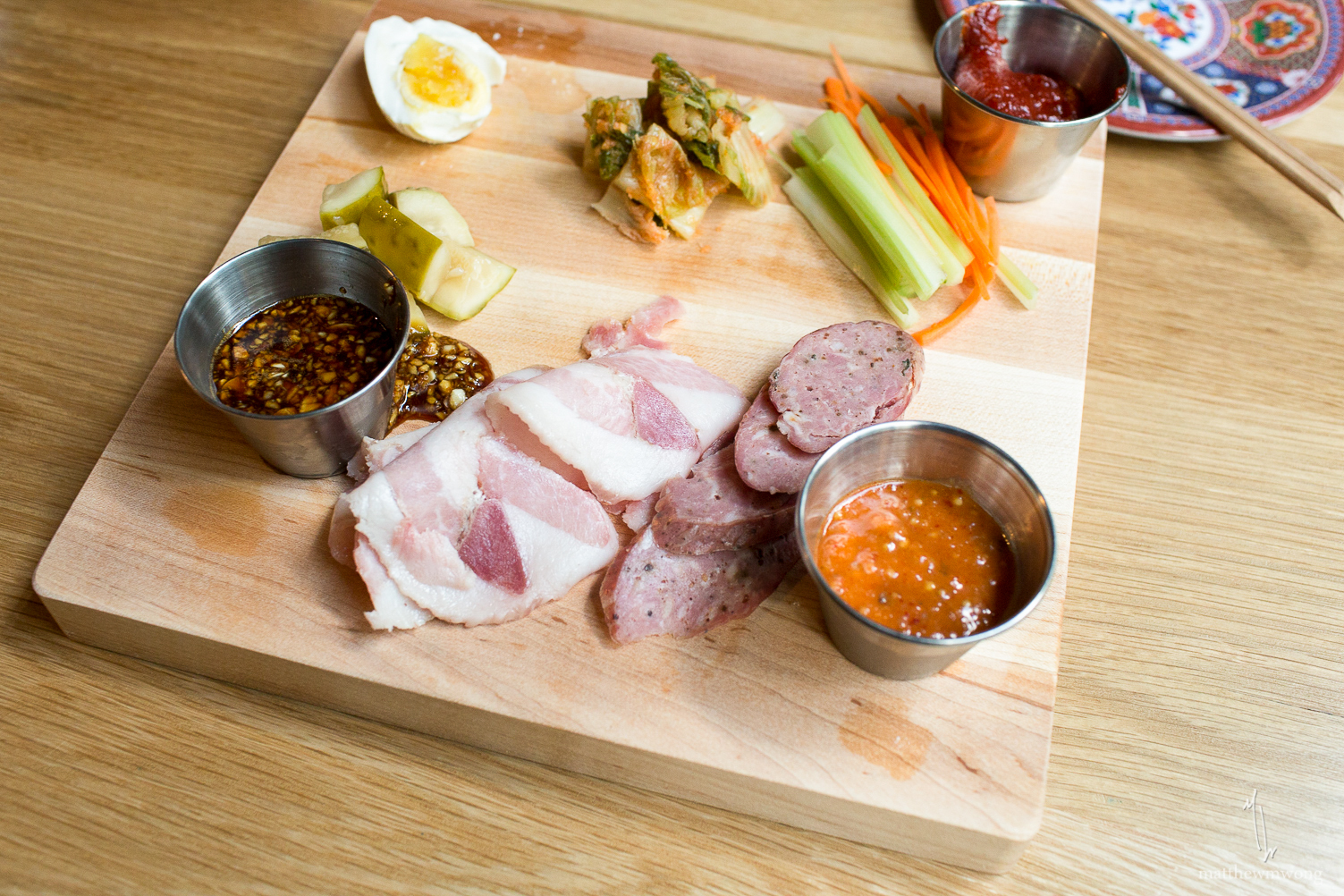 Makan Charcuterie - daily selection of cured, smoked or prepared meats, pickles and vegetables