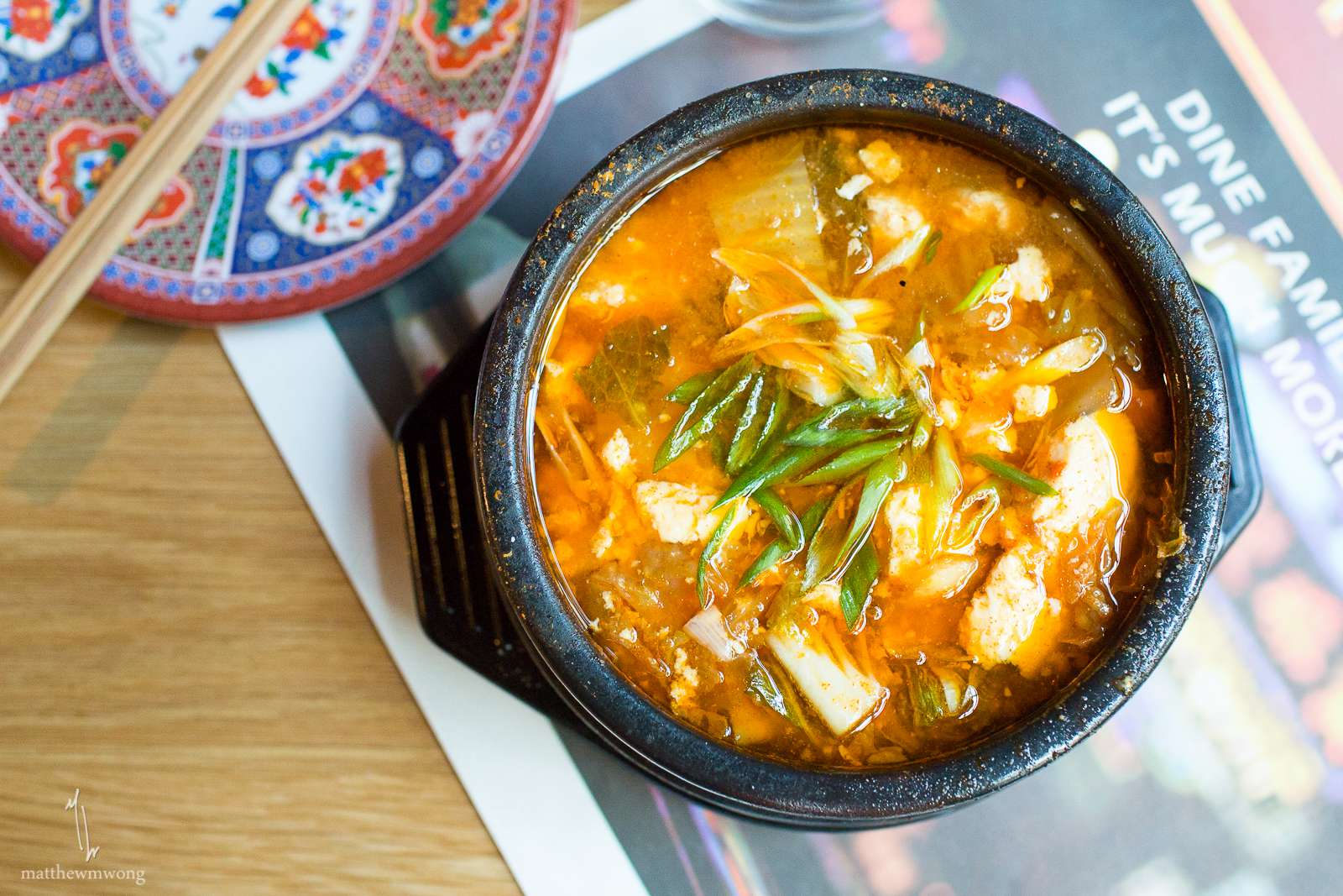 Kimchi Stew - Pork, kimchi, ginger, tofu